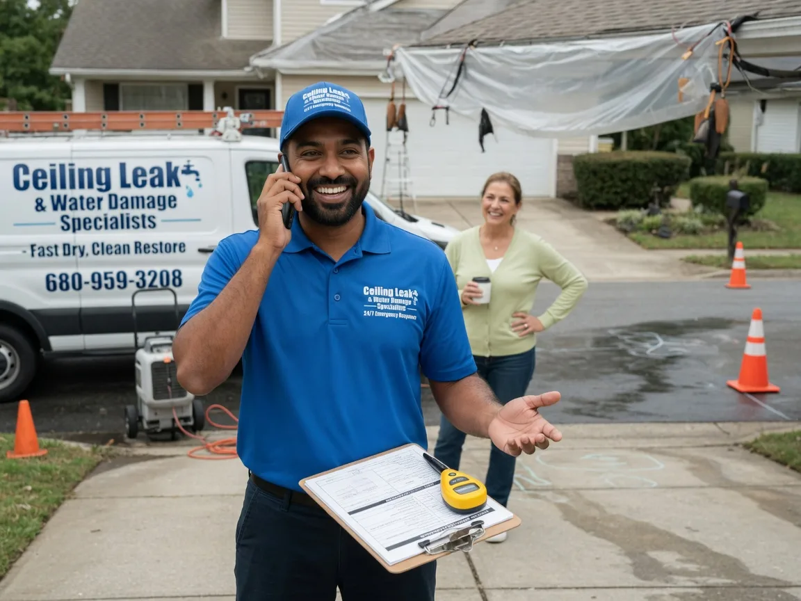Ceiling Leak Cleanup Rollinsford, NH FAQs